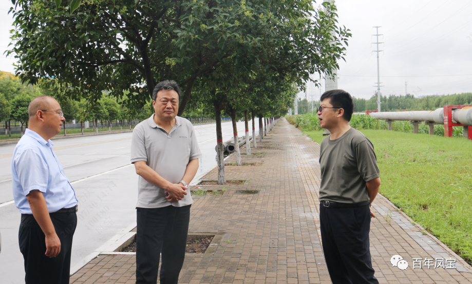 雷涛到乐动平台特钢集团调研指导防汛工作